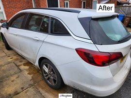 VAUXHALL ASTRA A04 after left rear door vent non-privacy replacement
