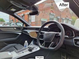 AUDI A6 C8 after front windscreen replacement