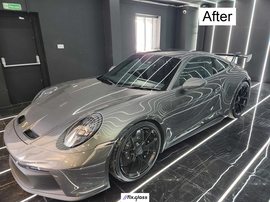 PORSCHE 911 992 after front windscreen replacement