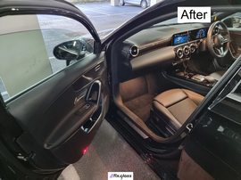 MERCEDES-BENZ A-CLASS W177 after left front door/drop replacement