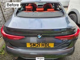 BMW 2 SERIES F44 before backlight non-privacy replacement