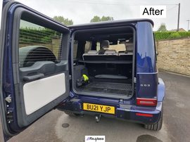 MERCEDES-BENZ G-CLASS W463 after backlight privacy replacement