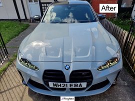 BMW 3 SERIES G80 after front windscreen replacement