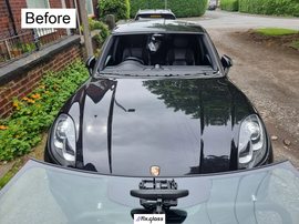 PORSCHE MACAN 95B before front windscreen replacement