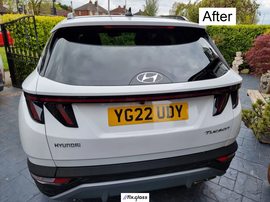 HYUNDAI TUCSON NX4E after backlight privacy replacement