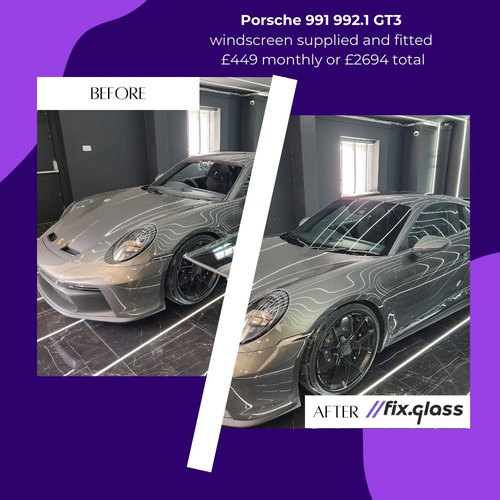 Porsche 991 windscreen replacement