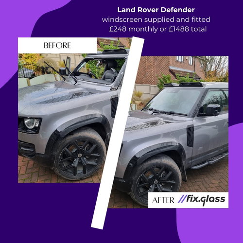 Land Rover Defender windscreen replacement