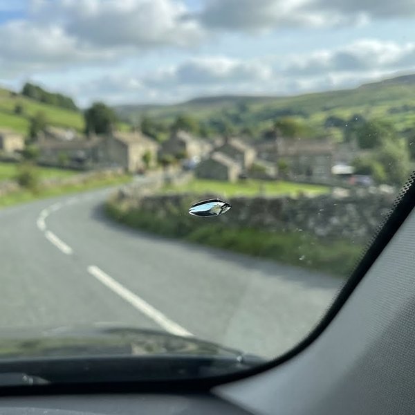 Chip repair example - windscreen chip
